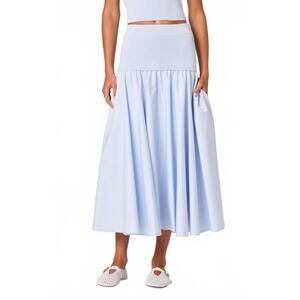 NEW ASTR women's thesan skirt in blue